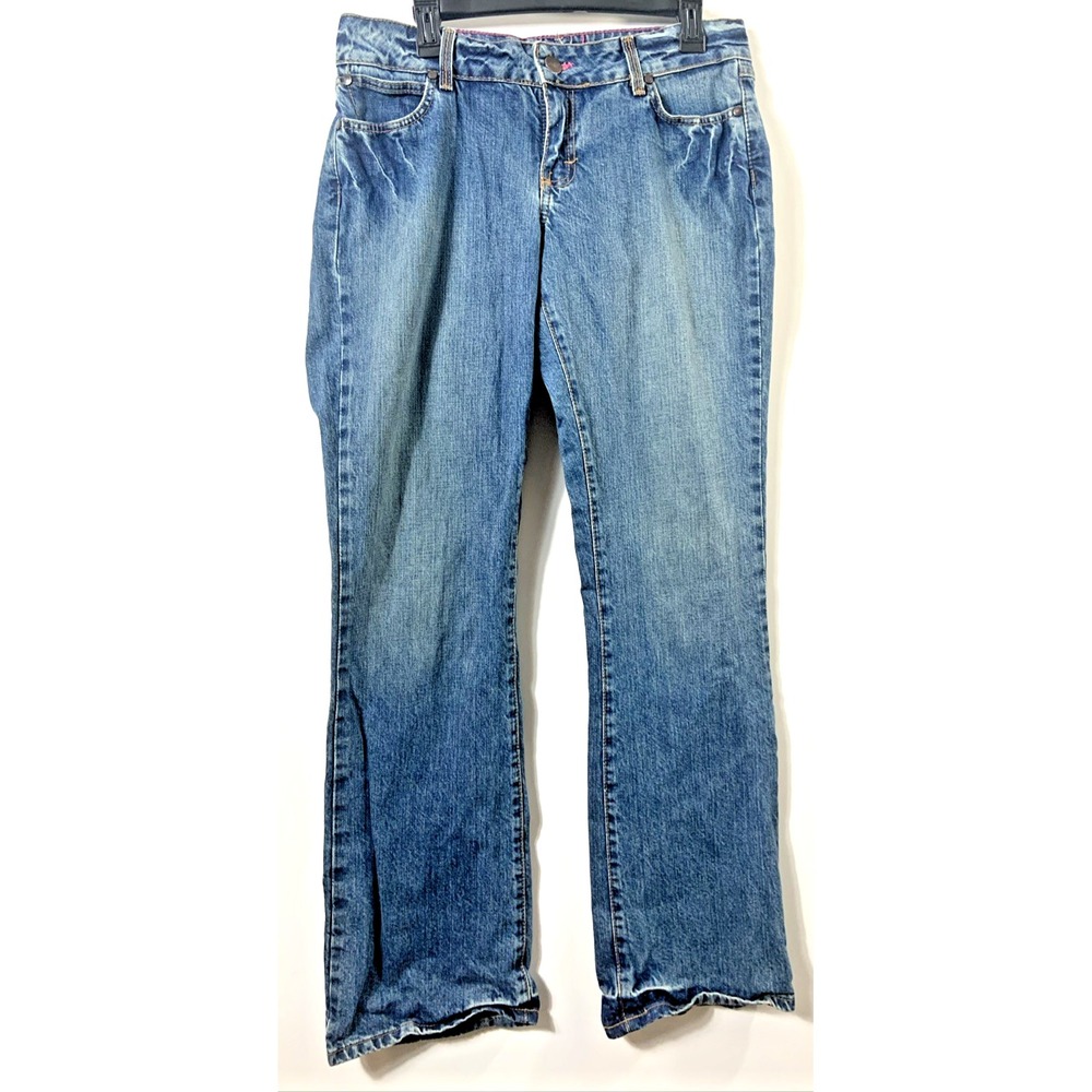Wrangler Bootcut Jeans Y2K Womens 11 12 Western Studded Pocket Denim